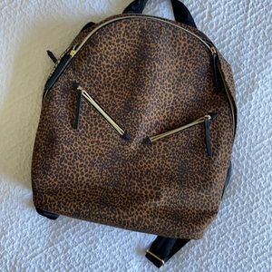 Leopard Print Stella & Dot Backpack